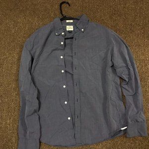 J Crew Blue Button Up Shirt